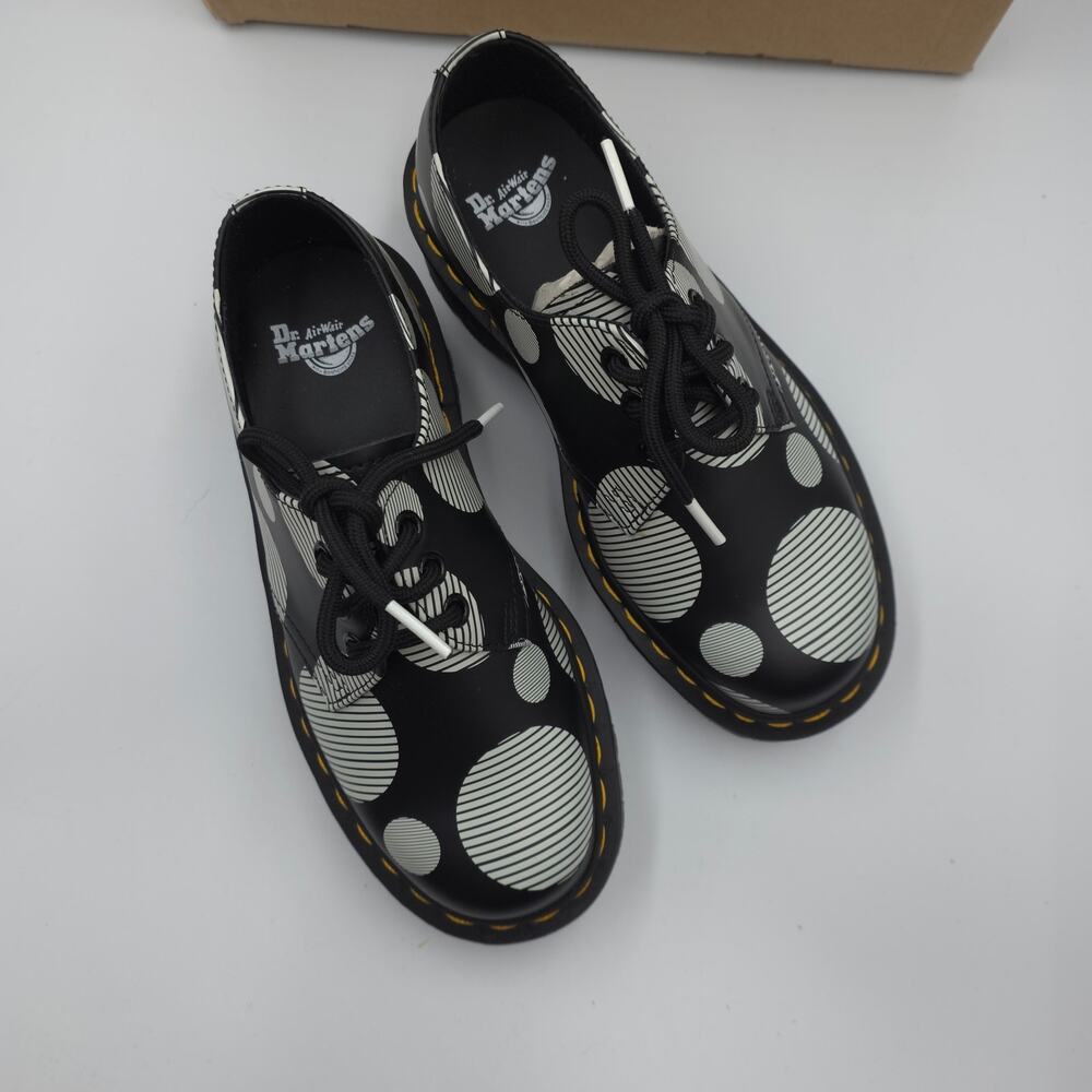 Dr. Martens 1461 Polka Dot Smooth Leather Platform in Polka Dot Smooth Size 36/5 - Picture 5 of 12